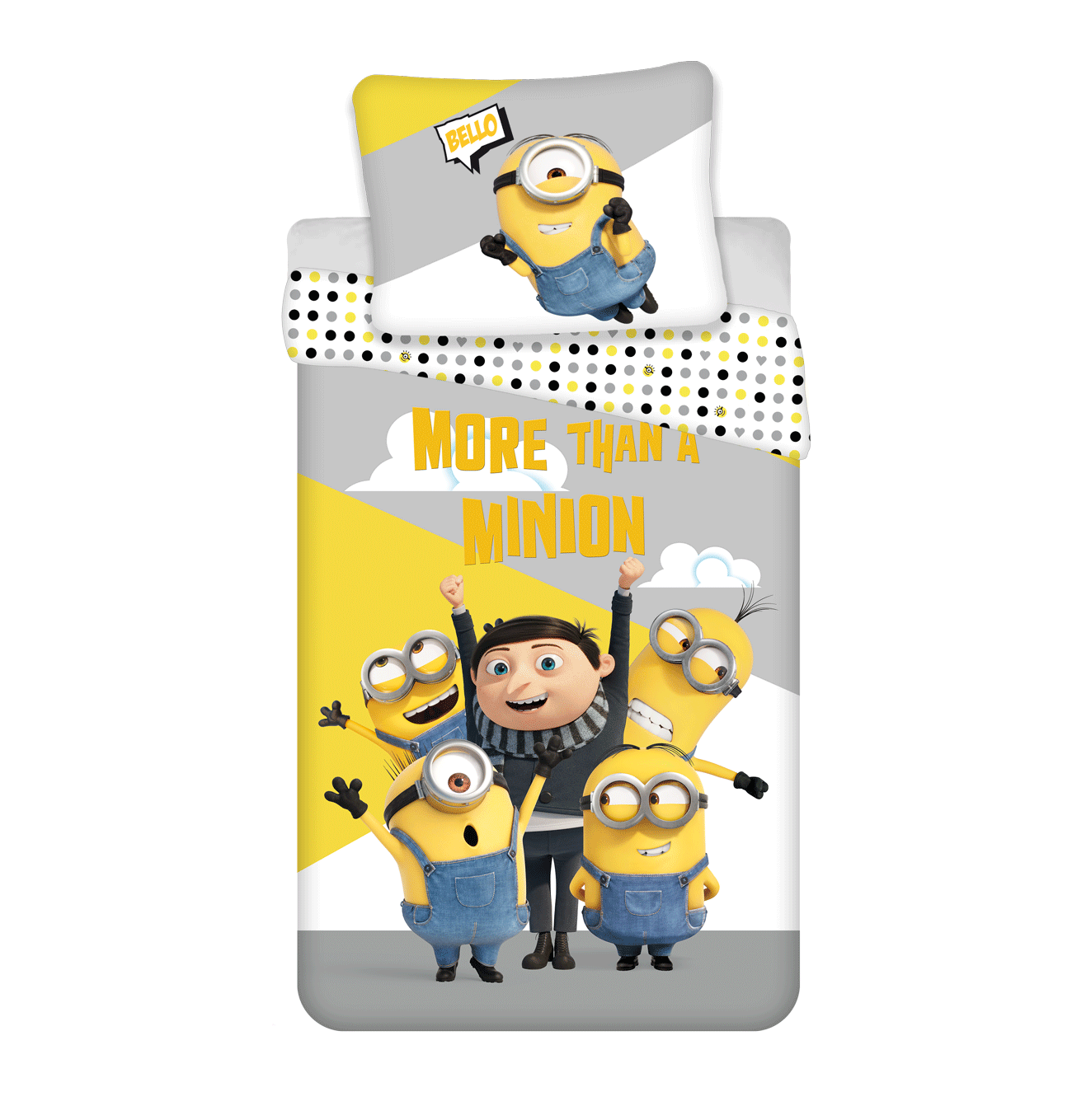 Minions 2 otroška posteljnina Bello | Shopacita