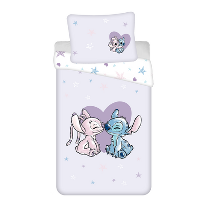 Lilo & Stitch posteljnina Heart Kiss, 140x200 | Shopacita