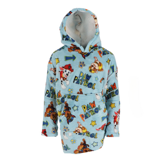 Hoodie odeja z rokavi za otroke Paw Patrol modra | Shopacita