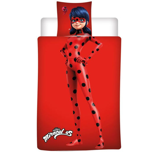 Pikapolona Miraculous posteljnina Ladybug, 140x200 | Shopacita