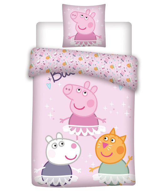 Peppa Pig posteljnina Pujsa Pepa Ballerinas, 140x200 | Shopacita