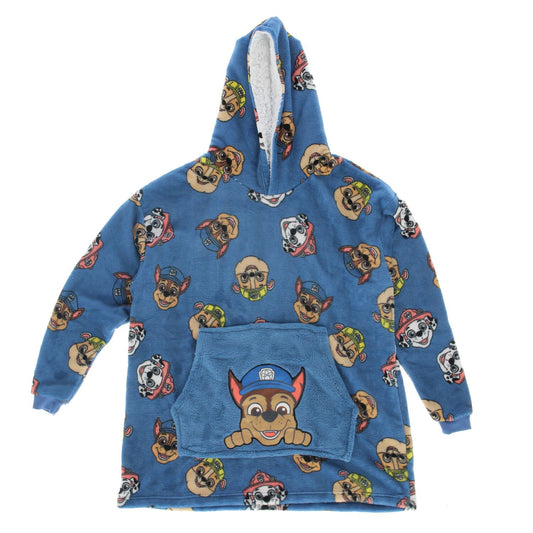 Hoodie odeja z rokavi za otroke Paw Patrol, Chase | Shopacita