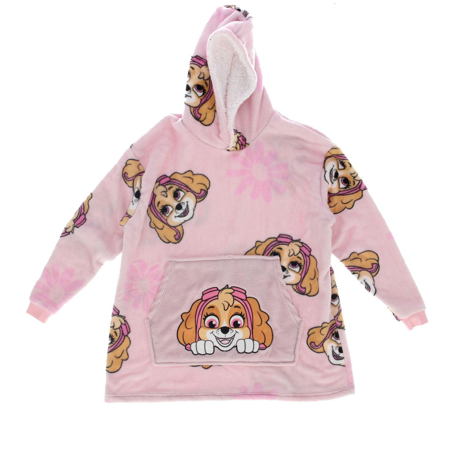 Hoodie odeja z rokavi za otroke Paw Patrol, Skye | Shopacita