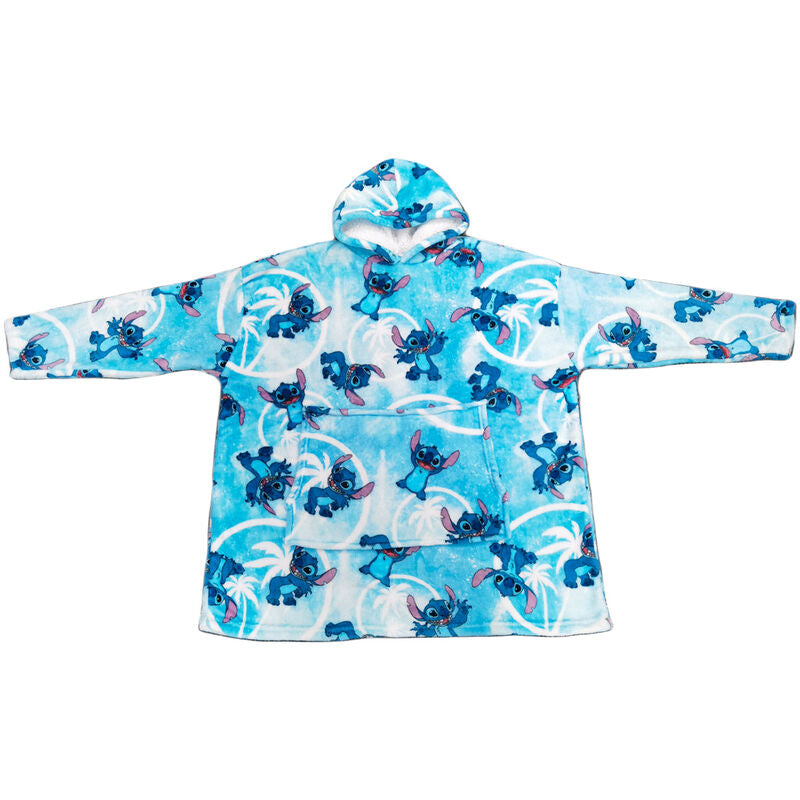 Hoodie odeja z rokavi za otroke Stitch, koralna | Shopacita