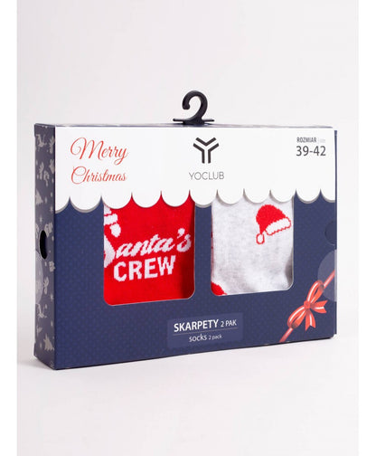 Moške božične nogavice, Santa's Crew, 2 para, 43-46 | Shopacita