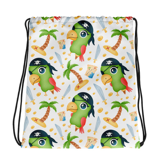 Drawstring bag Parrot Pirate freeshipping - Shopacita