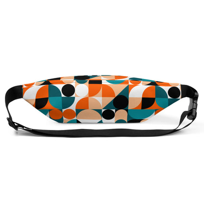 Adventurous Fanny Pack - Geom | S-XXXL | blue, orange | Polyester | Shopacita | Back