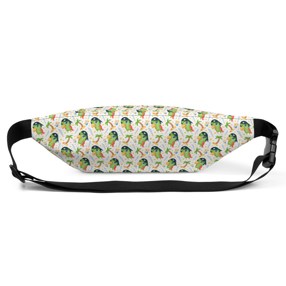 Adventurous Fanny Pack - Parrot Pirate | Kids | S-M | pink | Polyester | Shopacita | Back