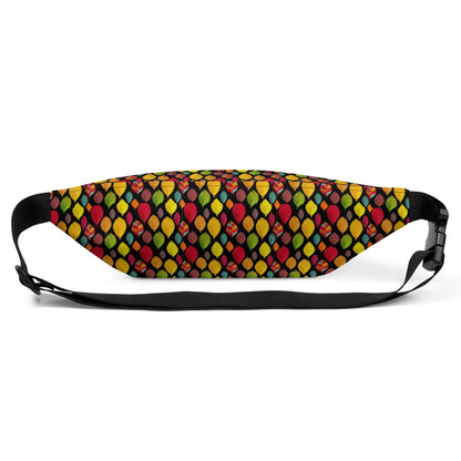 Adventurous Fanny Pack - Autumn | S-XXXL | green, orange, black | Polyester | Shopacita | Back