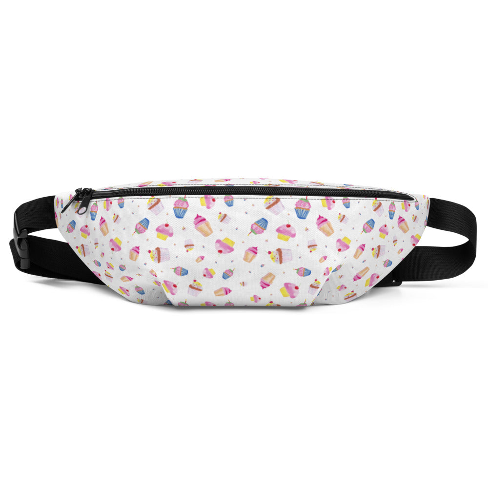 Adventurous Fanny Pack - Cupcakes | Kids | S-M | pink, yellow | Polyester | Shopacita | Front