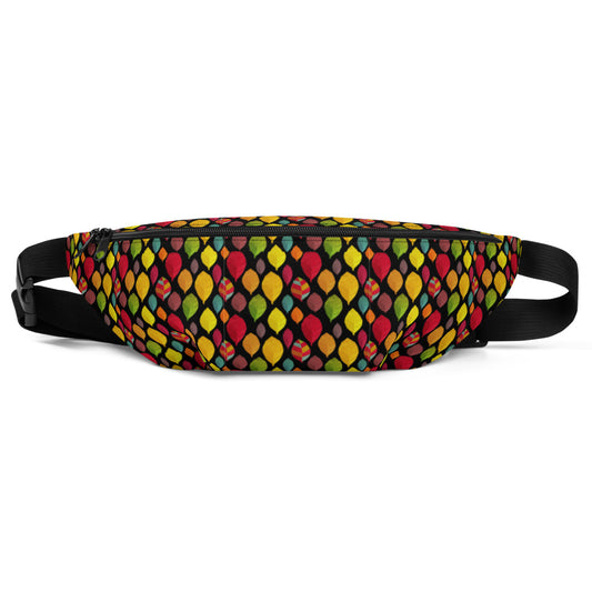 Adventurous Fanny Pack - Autumn | S-XXXL | green, orange, black | Polyester | Shopacita | Front