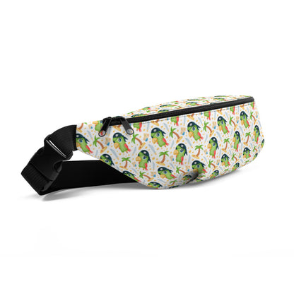 Adventurous Fanny Pack - Parrot Pirate | Kids | S-M | pink | Polyester | Shopacita | Side