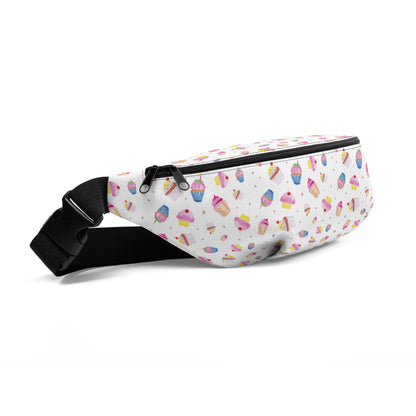 Adventurous Fanny Pack - Cupcakes | Kids | S-M | pink, yellow | Polyester | Shopacita | Side