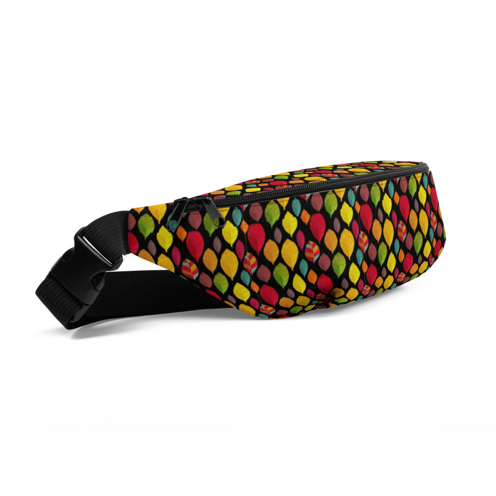 Adventurous Fanny Pack - Autumn | S-XXXL | green, orange, black | Polyester | Shopacita | Side