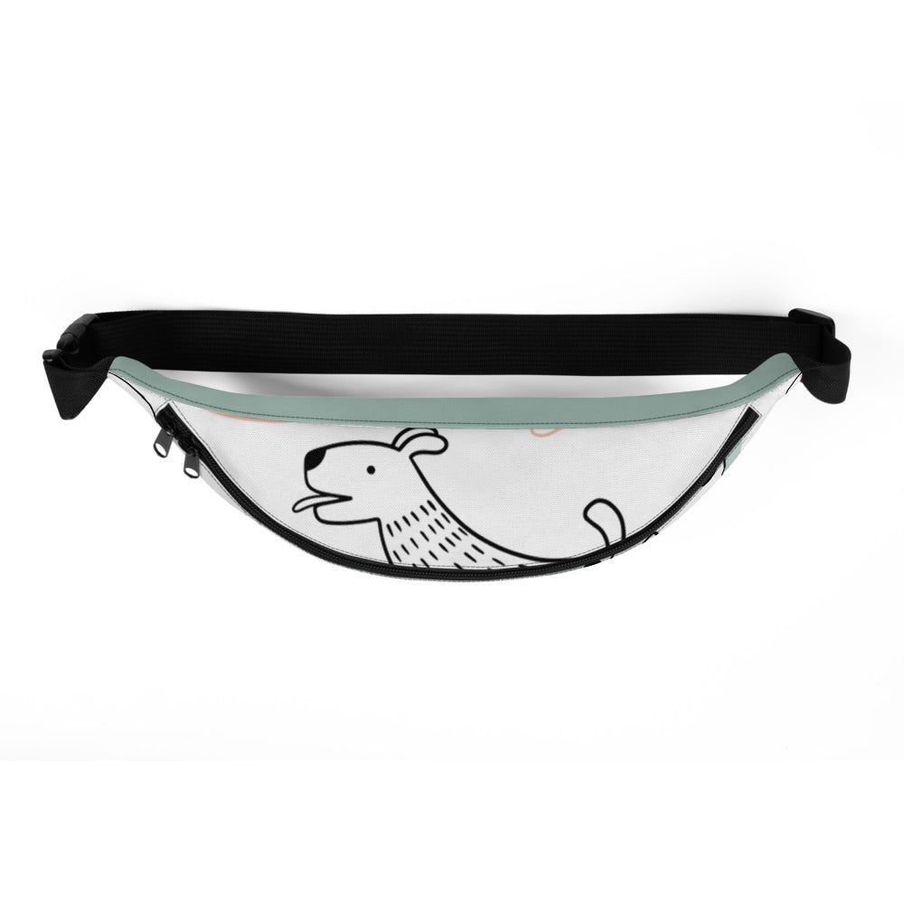 Adventurous Fanny Pack - Funny Cats | S-XXXL | black, green | Polyester | Shopacita | Top