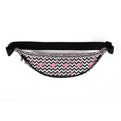 Adventurous Fanny Pack - Flamingo B | Kids | S-M | pink, black | Polyester | Shopacita | Top