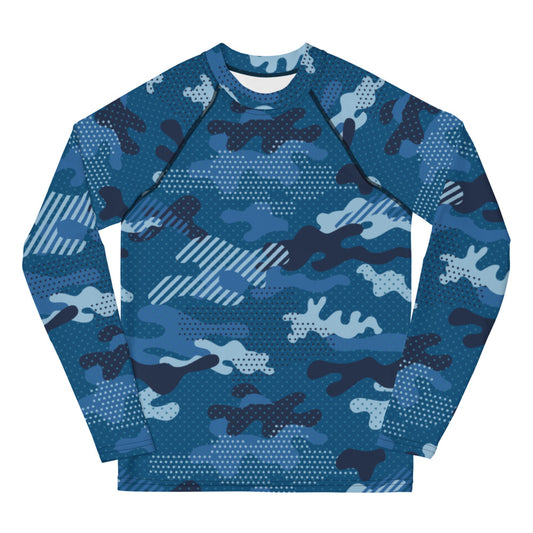 Otroška UV majica Blue Camouflage, 8 - 20 let | Shopacita