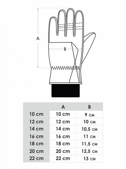 Kinderskihandschuhe für Mädchen, SKISKISKI (7-8 Jahre)